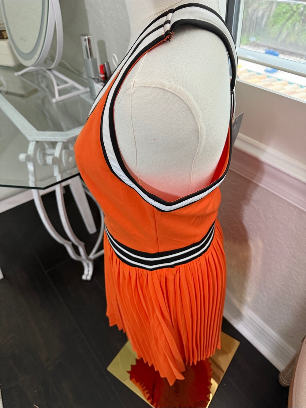Oyrosy Athletic orange sundress M - Picture 4 of 7